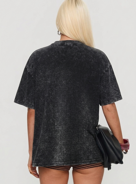 Boldoodle Pomegranate Graphic Washed T-Shirt PT444