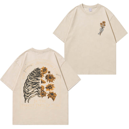 Boldoodle Find Someone Who Grows Flowers Washed T-Shirt PT472