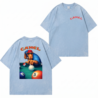 Camel Pool Player Washed T-Shirt PT450