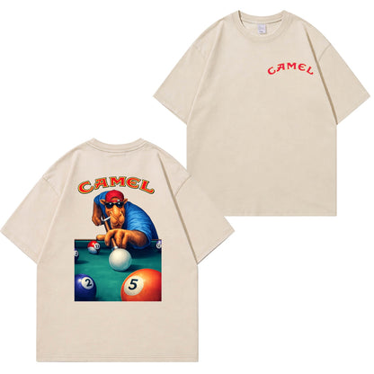Camel Pool Player Washed T-Shirt PT450