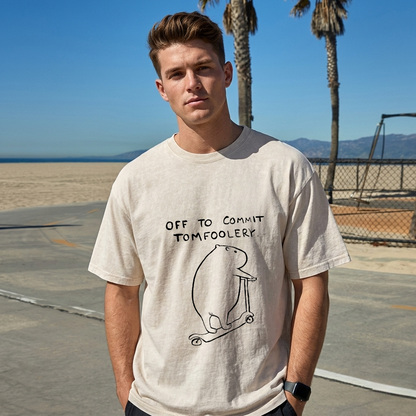 Capybara Is Ready To Do Something Bad Washed T-Shirt PT457
