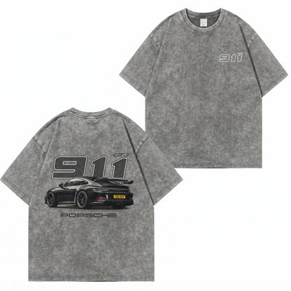 Boldoodle 911 GT3 Racing Washed T-Shirt PT466
