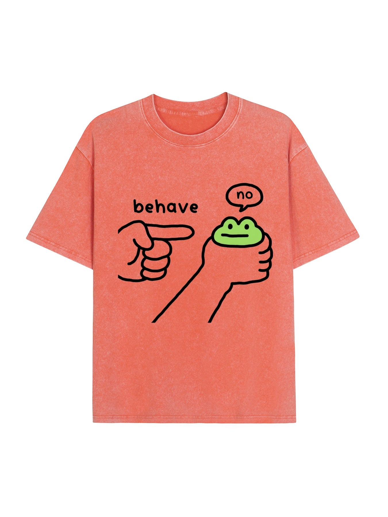 Dishonest Frog Washed T-Shirt PT439