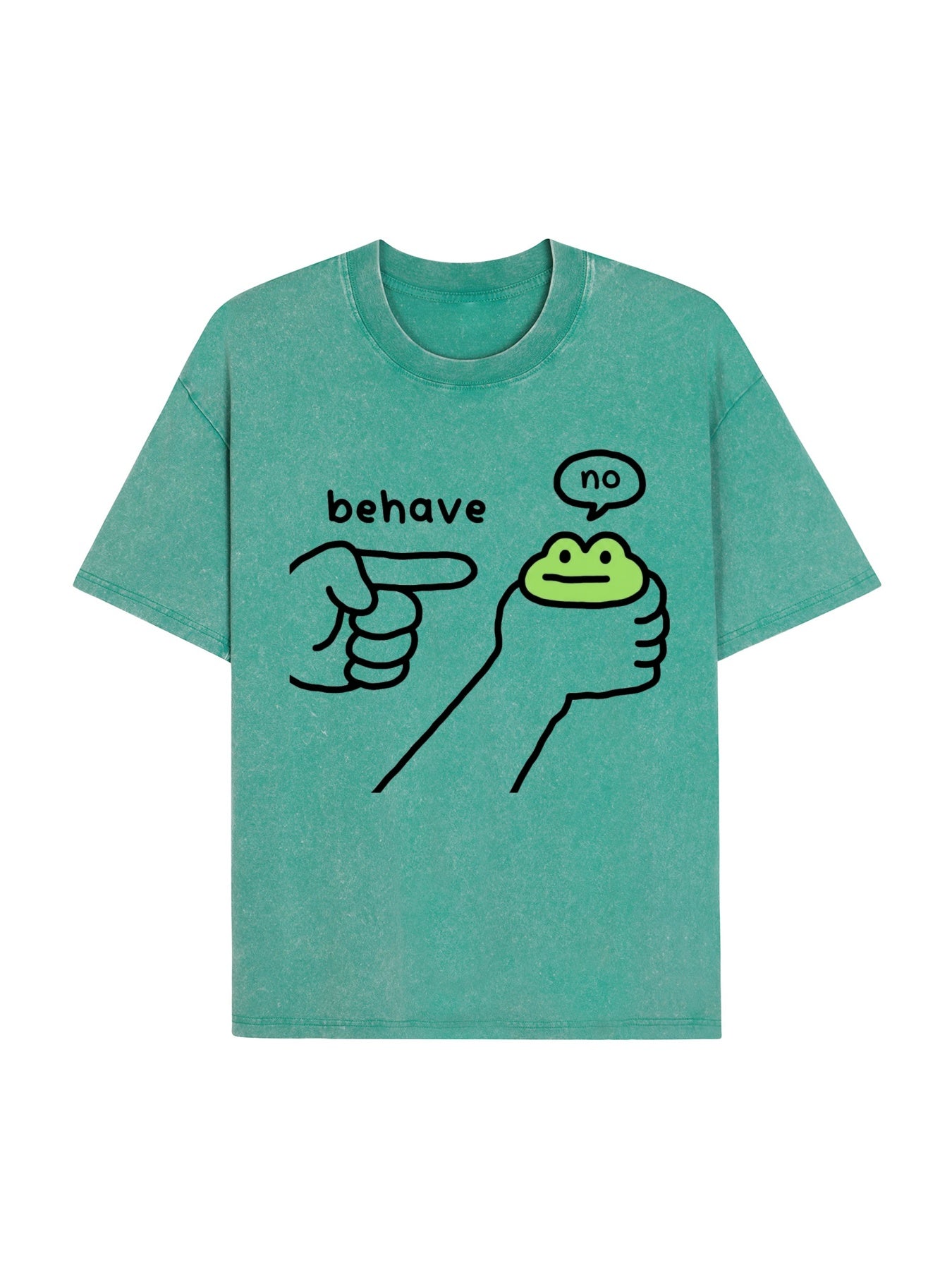 Dishonest Frog Washed T-Shirt PT439