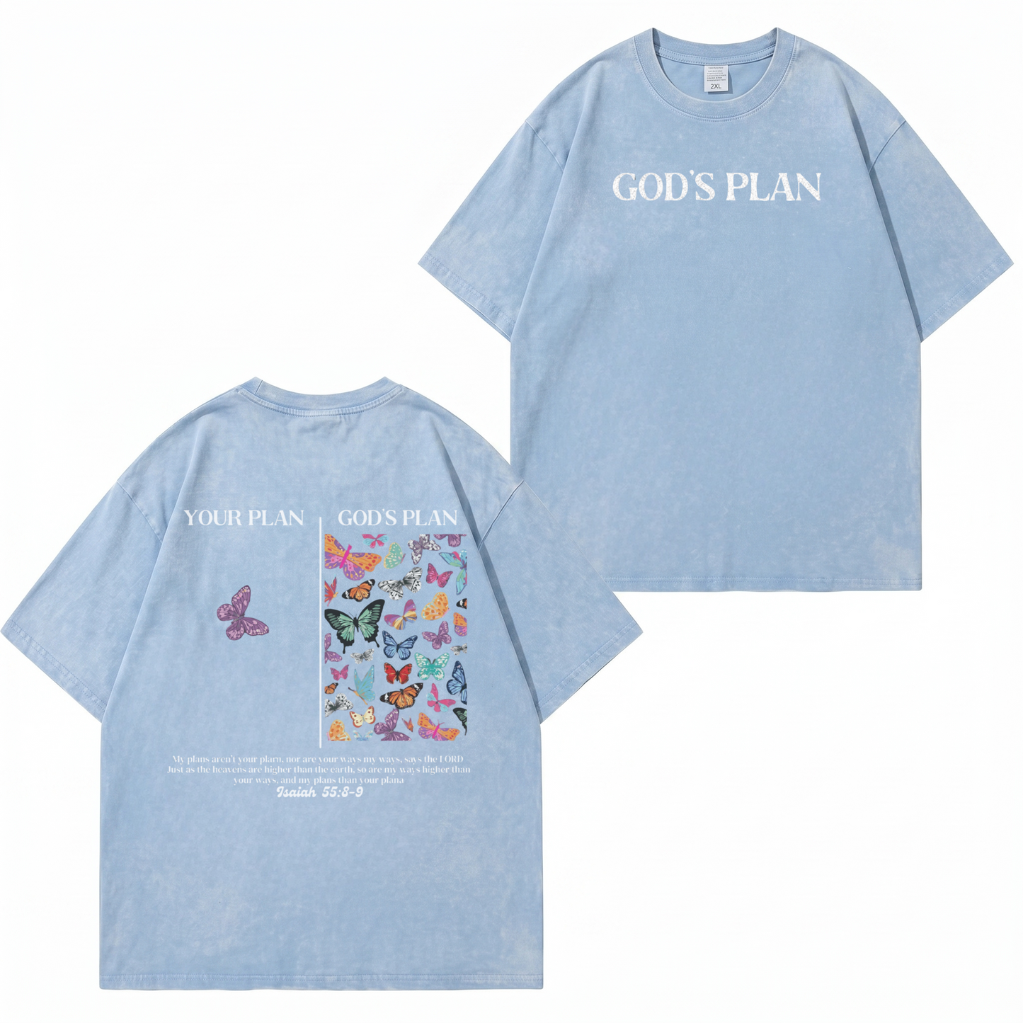 God's Plan Washed T-Shirt PT401