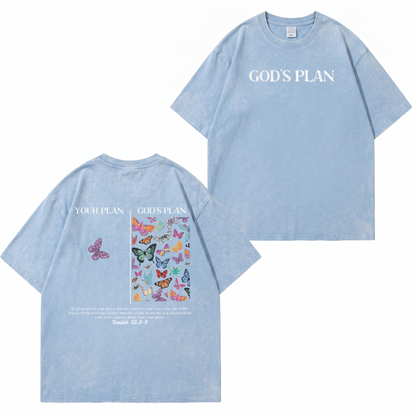 God's Plan Washed T-Shirt PT401