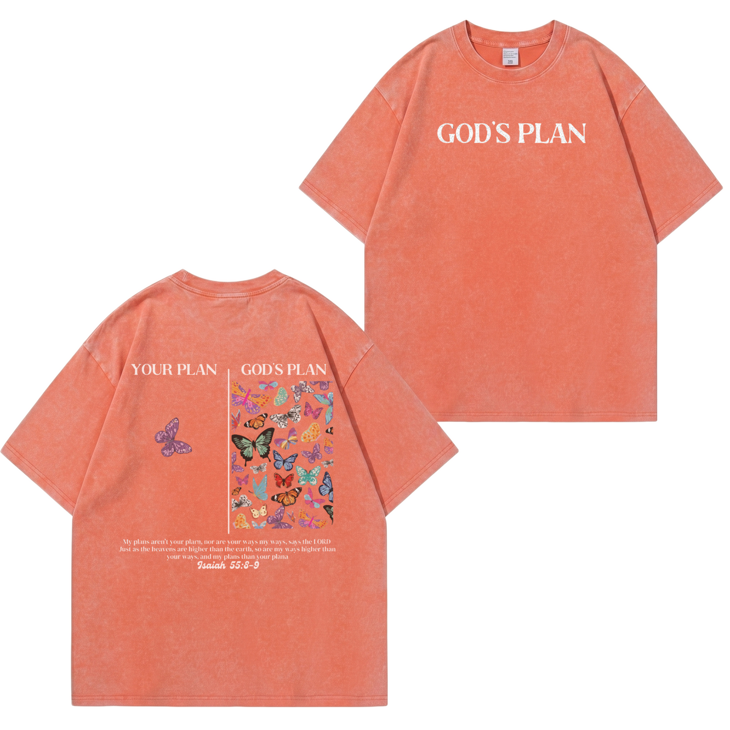 God's Plan Washed T-Shirt PT401