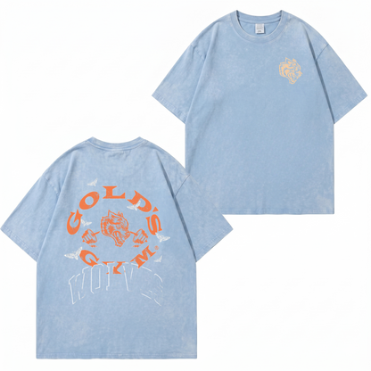 Gold Sport Batik Unisex Washed T-Shirt PT483