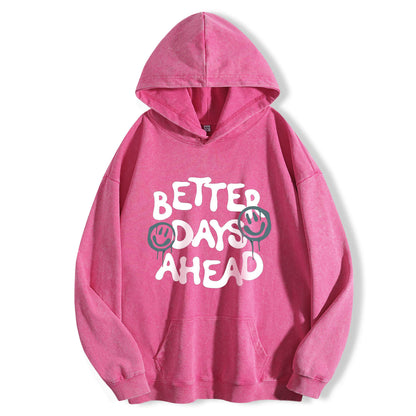 Batter Days Ahead Washed Hoodie PT094