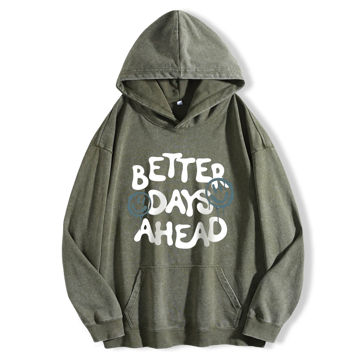 Batter Days Ahead Washed Hoodie PT094
