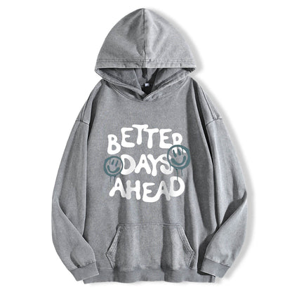Batter Days Ahead Washed Hoodie PT094