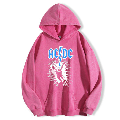 AC/DC Thunder Washed Hoodie PT413