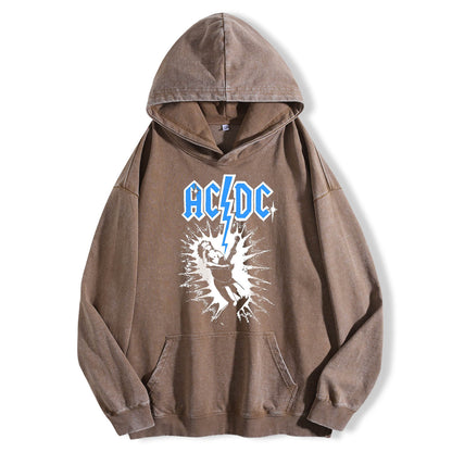 AC/DC Thunder Washed Hoodie PT413