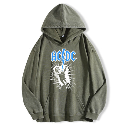 AC/DC Thunder Washed Hoodie PT413