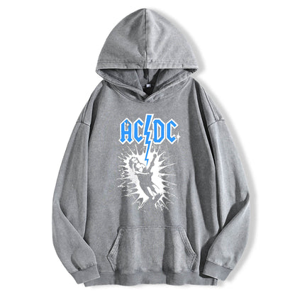 AC/DC Thunder Washed Hoodie PT413