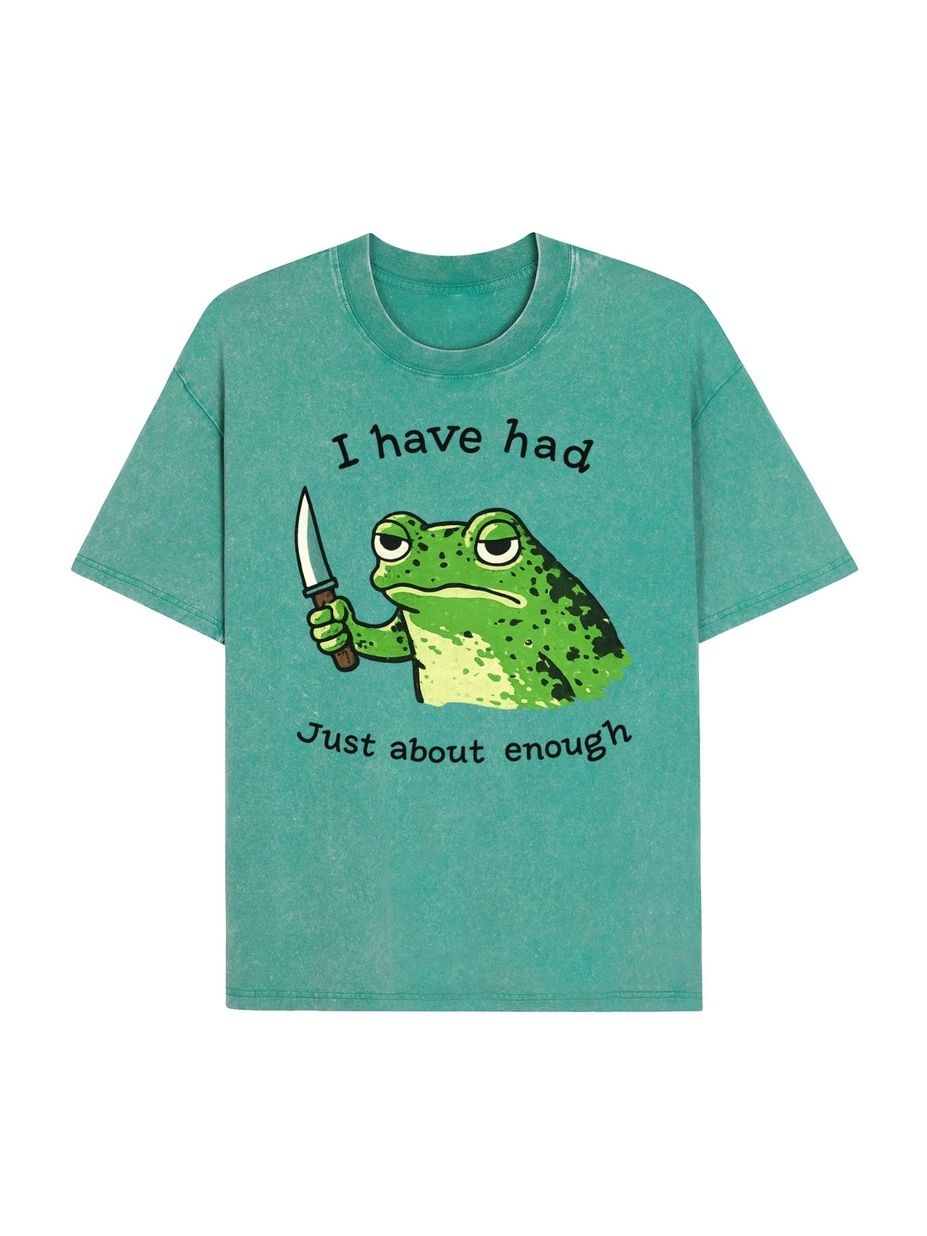 Impatient Frog Washed T-Shirt PT440