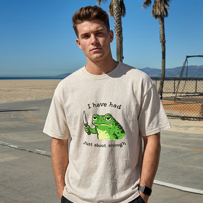 Impatient Frog Washed T-Shirt PT440