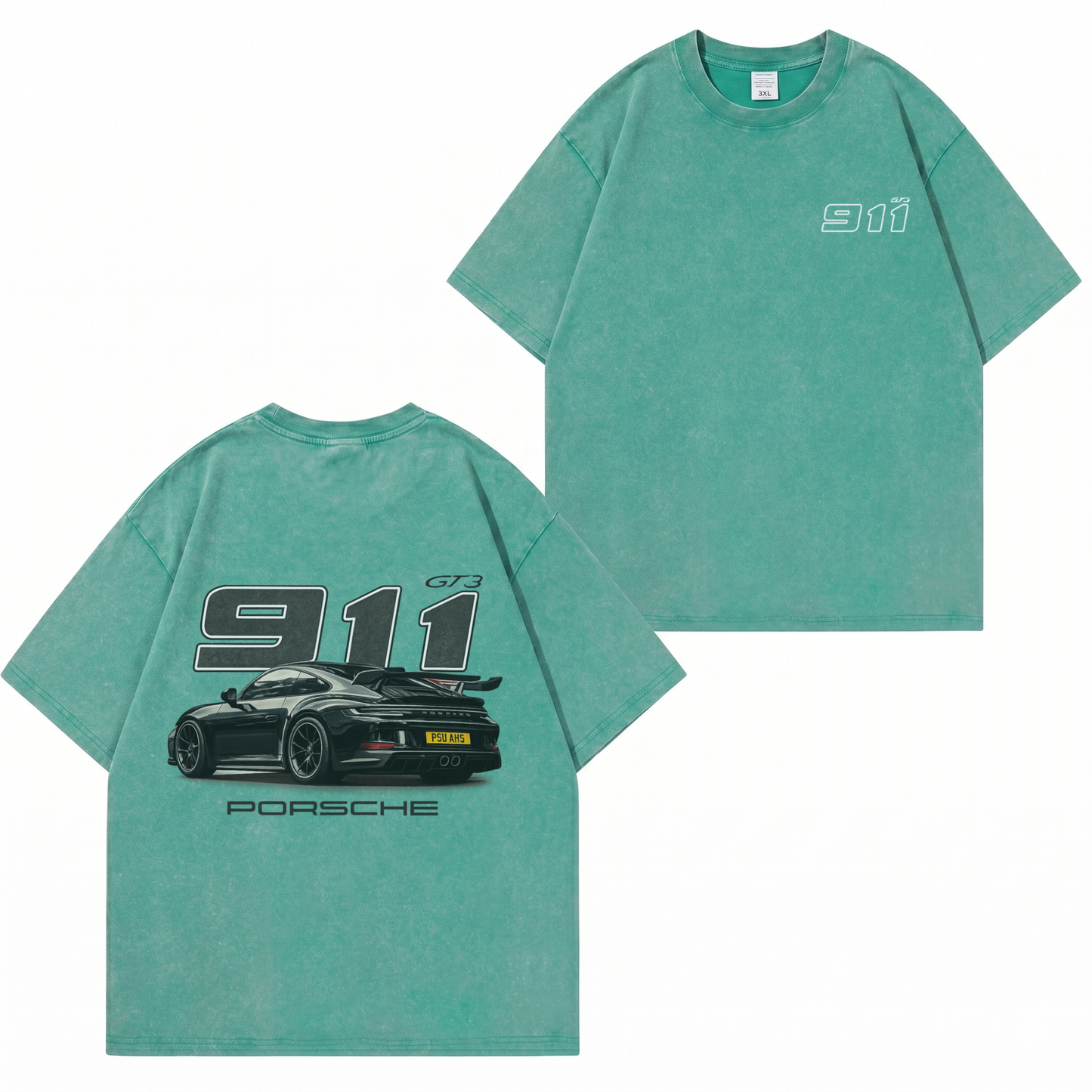 Boldoodle 911 GT3 Racing Washed T-Shirt PT466