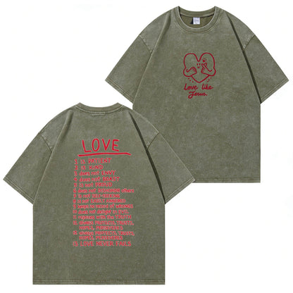 Love Like Jesus Unisex Washed T-Shirt PT478