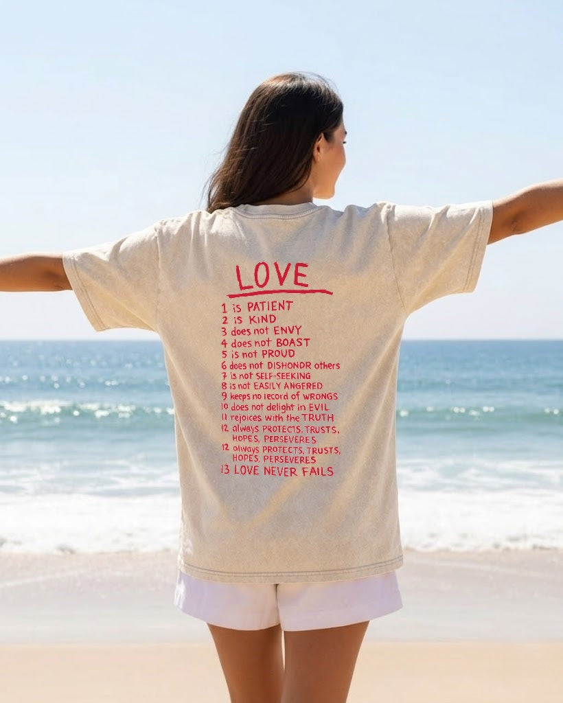 Love Like Jesus Unisex Washed T-Shirt PT478