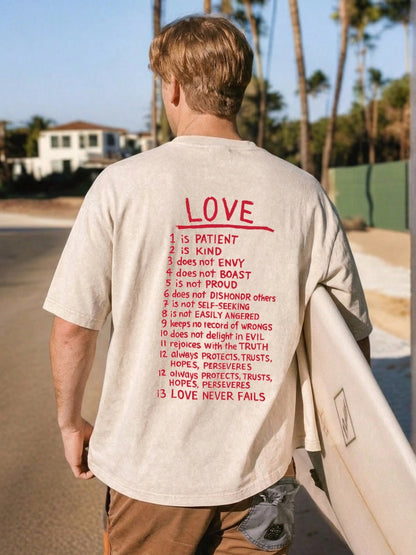 Love Like Jesus Unisex Washed T-Shirt PT478