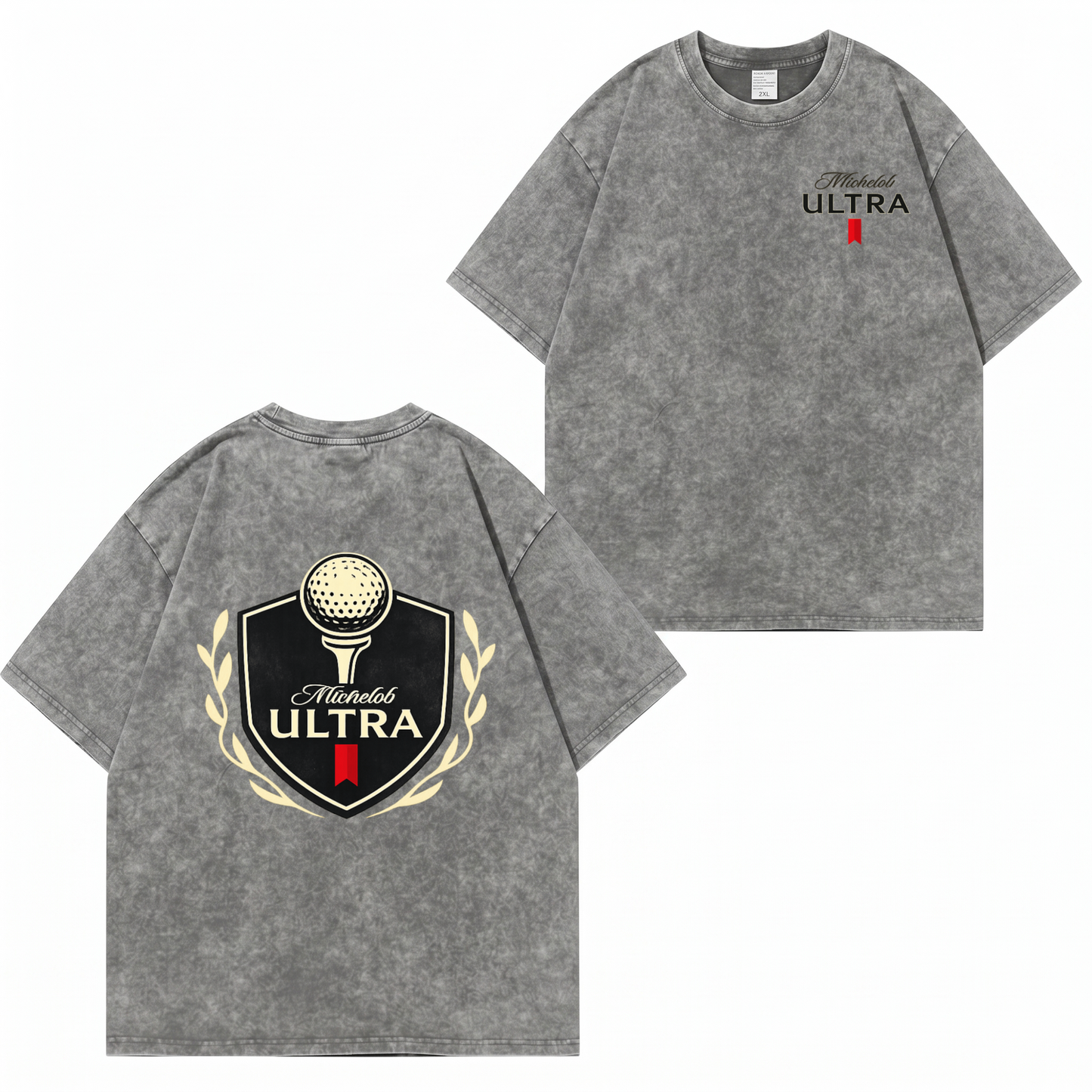 Michelob Ultra Golf Vintage Distressed Graphic Tee PT434
