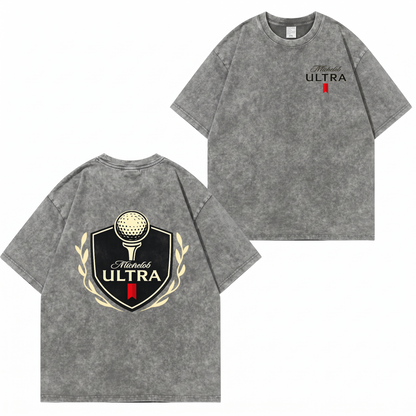 Michelob Ultra Golf Vintage Distressed Graphic Tee PT434