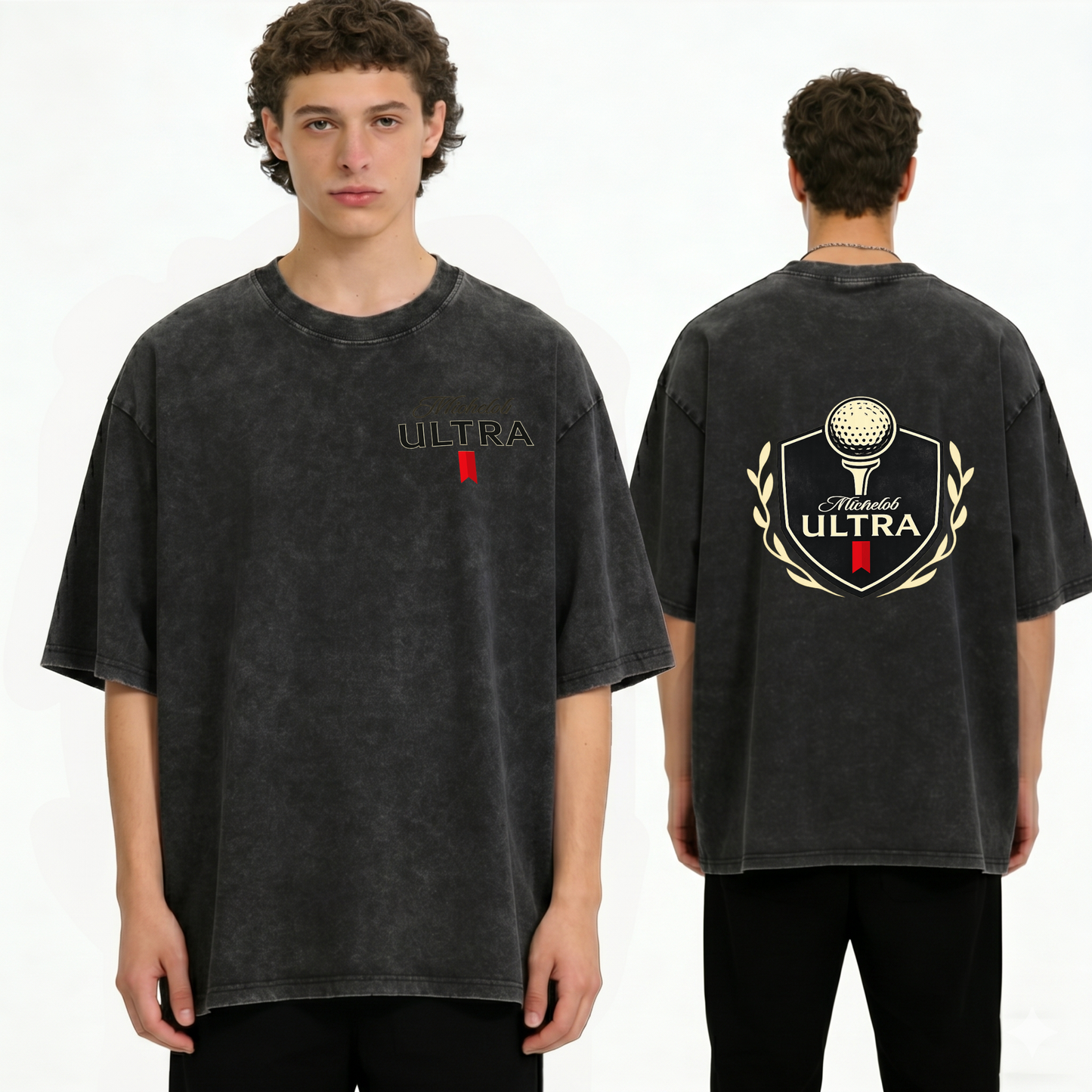 Michelob Ultra Golf Vintage Distressed Graphic Tee PT434