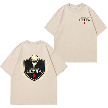 Michelob Ultra Golf Vintage Distressed Graphic Tee PT434