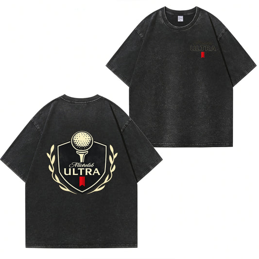 Michelob Ultra Golf Vintage Distressed Graphic Tee PT434
