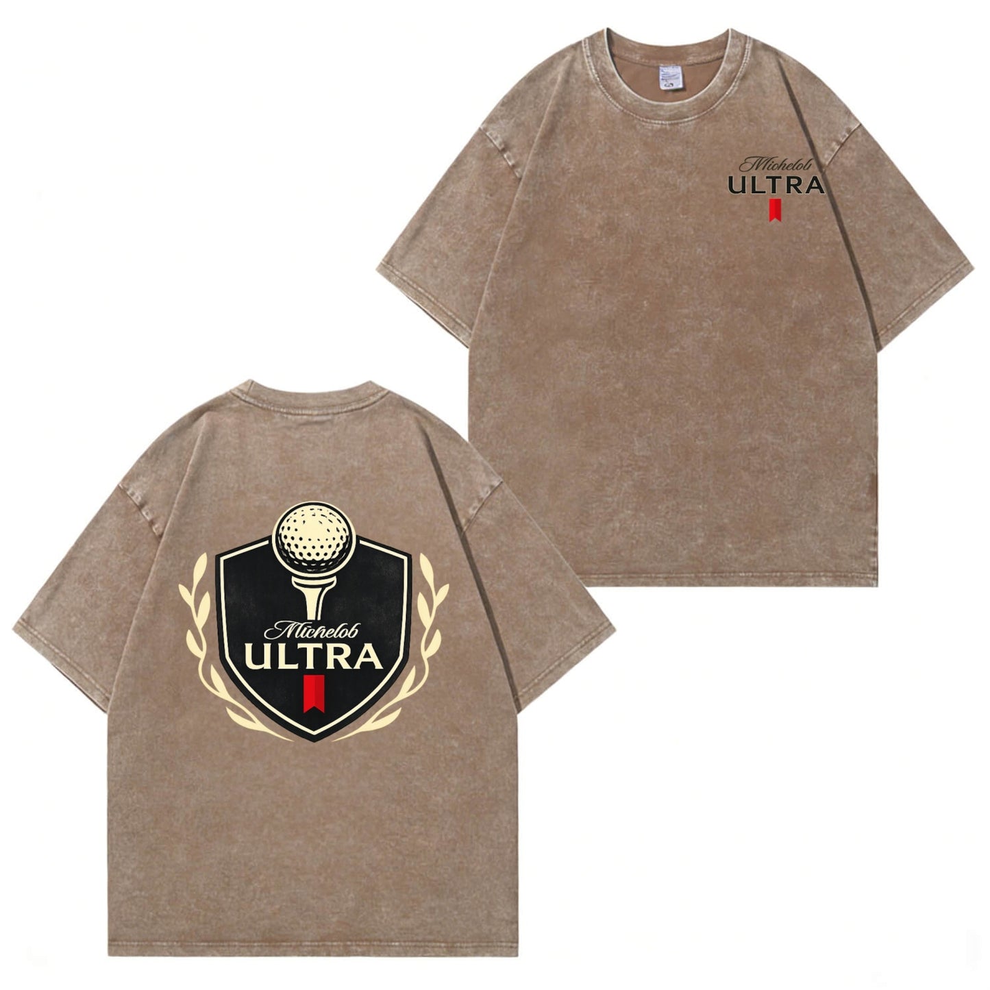 Michelob Ultra Golf Vintage Distressed Graphic Tee PT434
