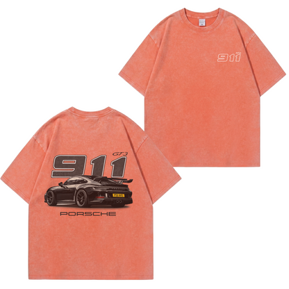 Boldoodle 911 GT3 Racing Washed T-Shirt PT466