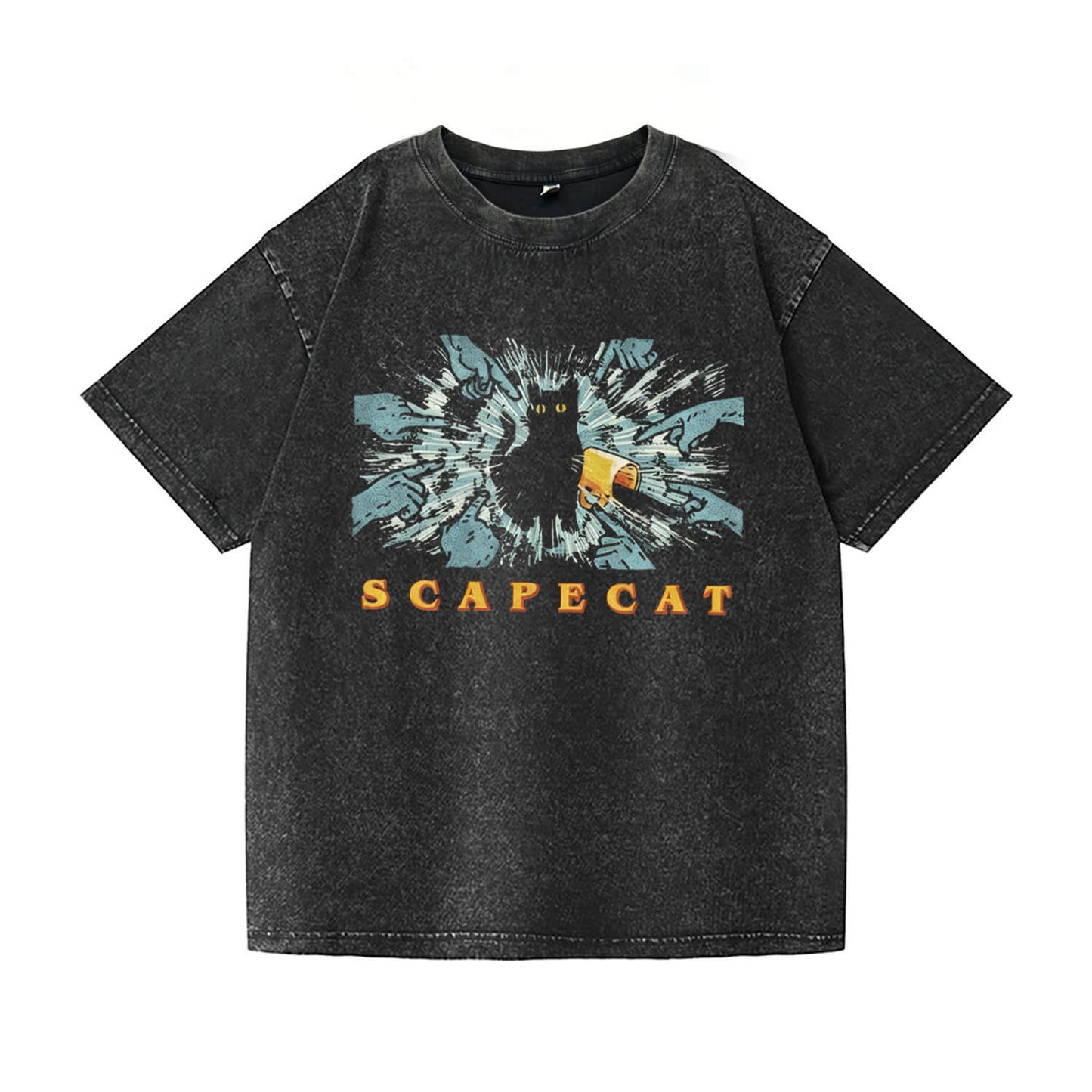 Scape Cat Washed T-Shirt PT005