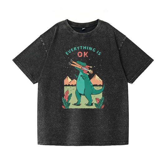 Everything is Ok Washed T-Shirt PT006