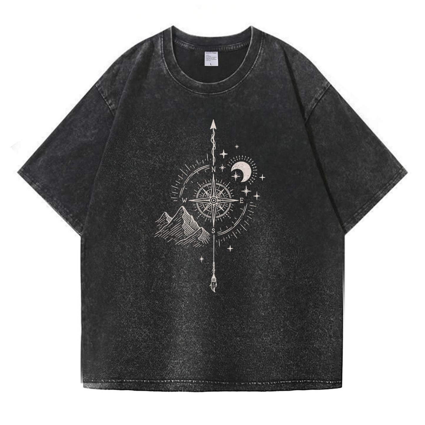 Compass Washed T-Shirt PT014