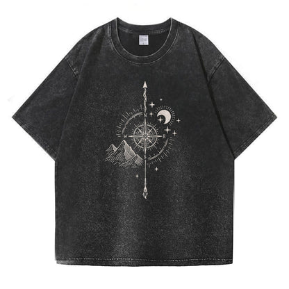 Compass Washed T-Shirt PT014
