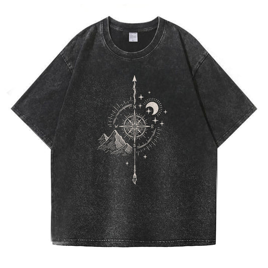 Compass Washed T-Shirt PT014