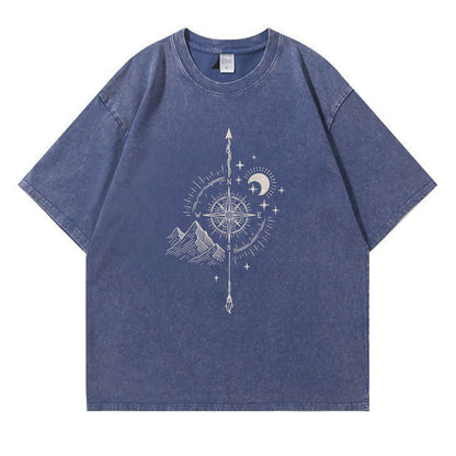 Compass Washed T-Shirt PT014