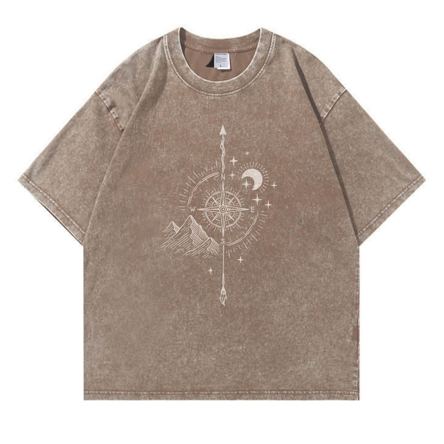 Compass Washed T-Shirt PT014