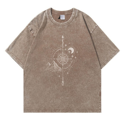 Compass Washed T-Shirt PT014