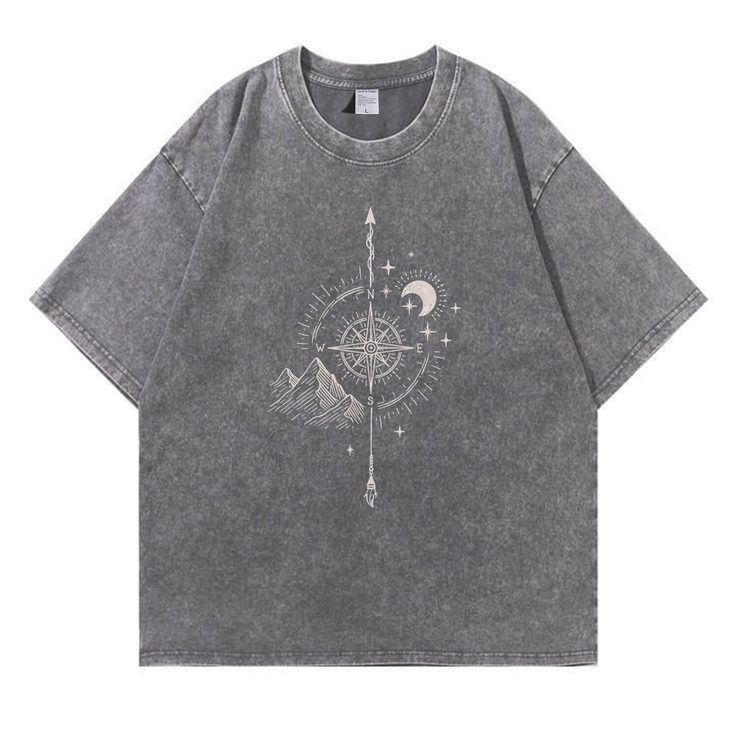 Compass Washed T-Shirt PT014