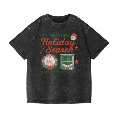 Holiday Season Washed T-Shirt PT024