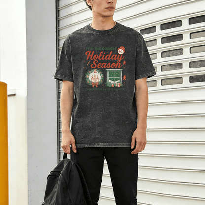 Holiday Season Washed T-Shirt PT024