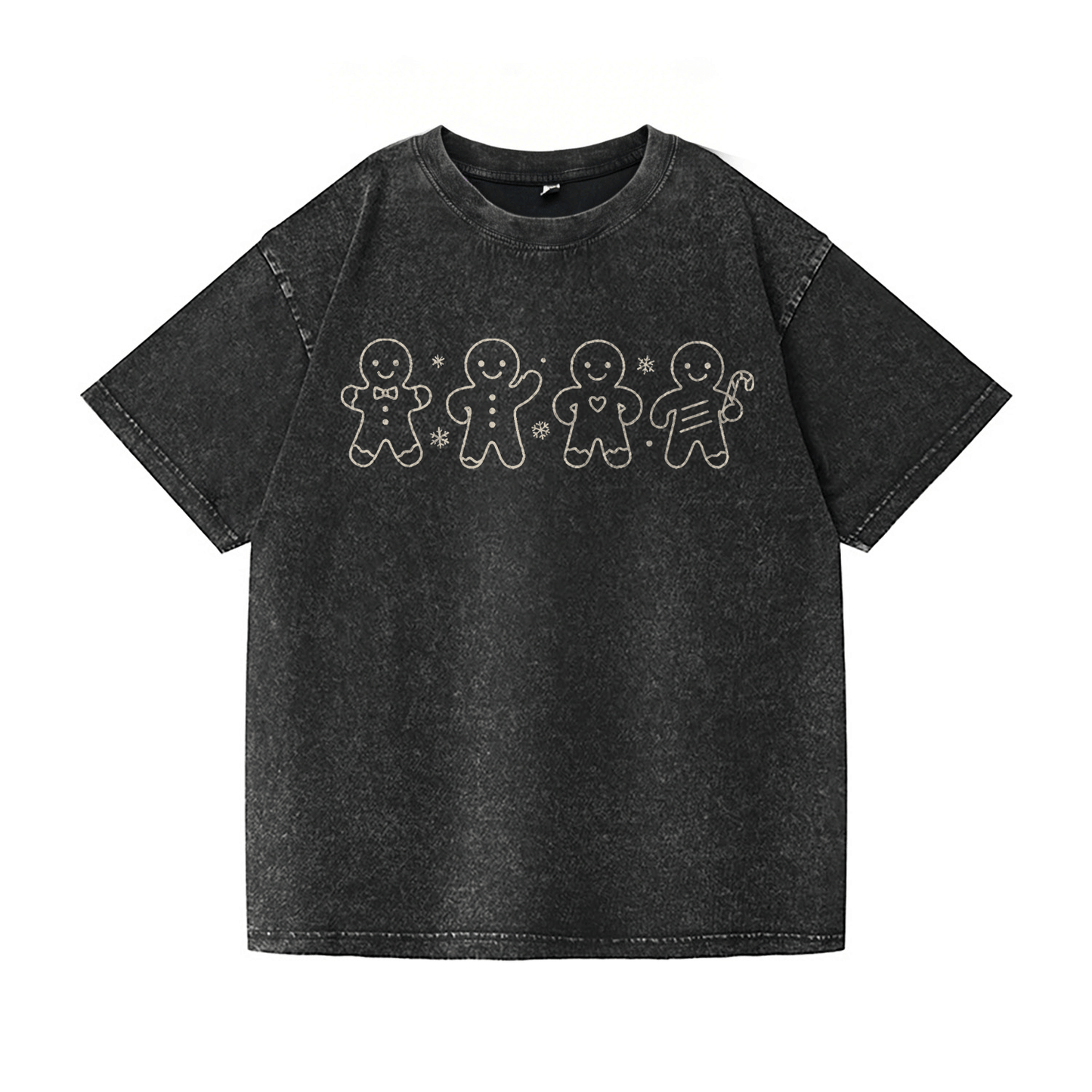 Gingerbread Man Washed T-Shirt PT037