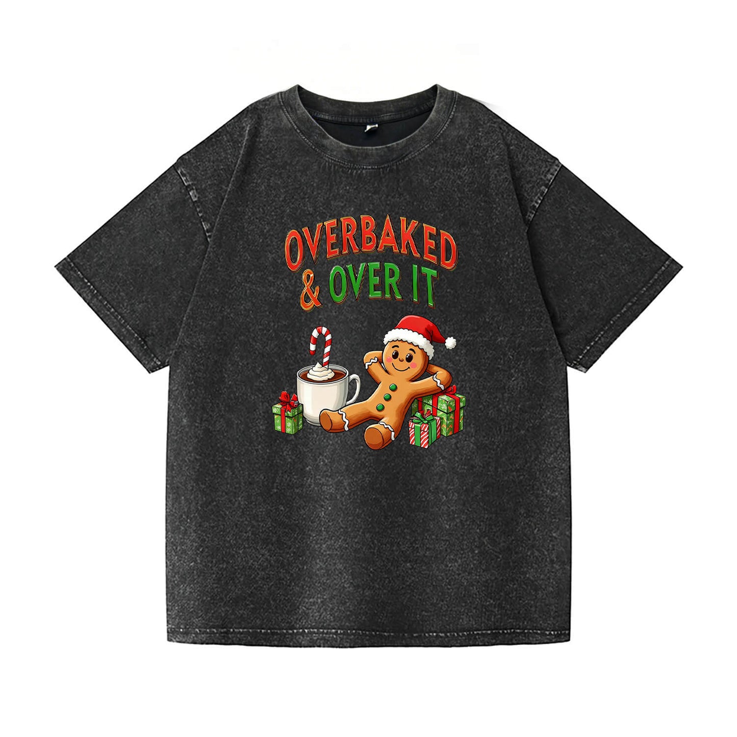 Gingerbread Man Washed T-Shirt PT042