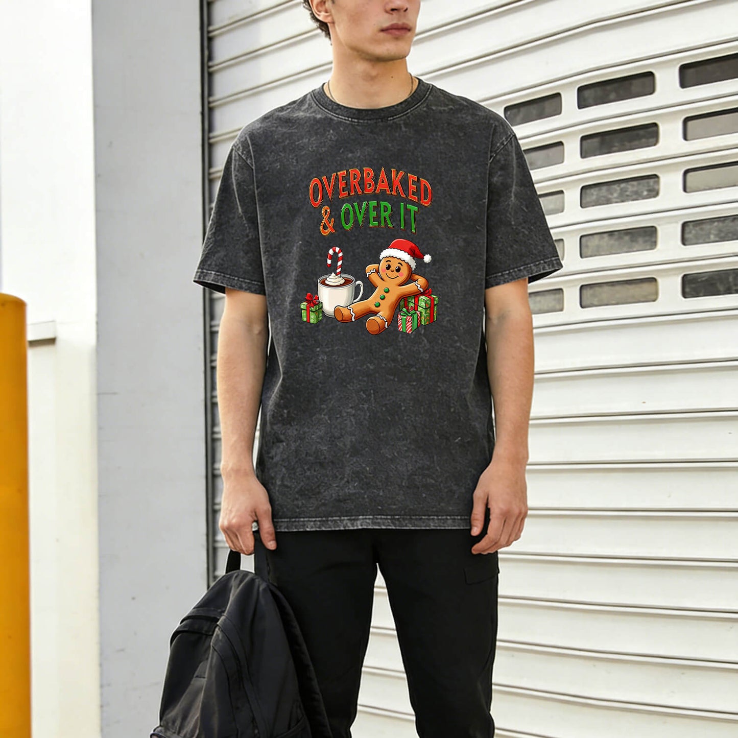 Gingerbread Man Washed T-Shirt PT042
