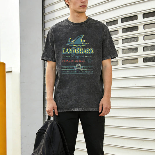 Land Shark Washed T-Shirt PT082