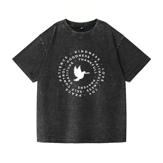 A Dove Of Peace Washed T-Shirt PT084