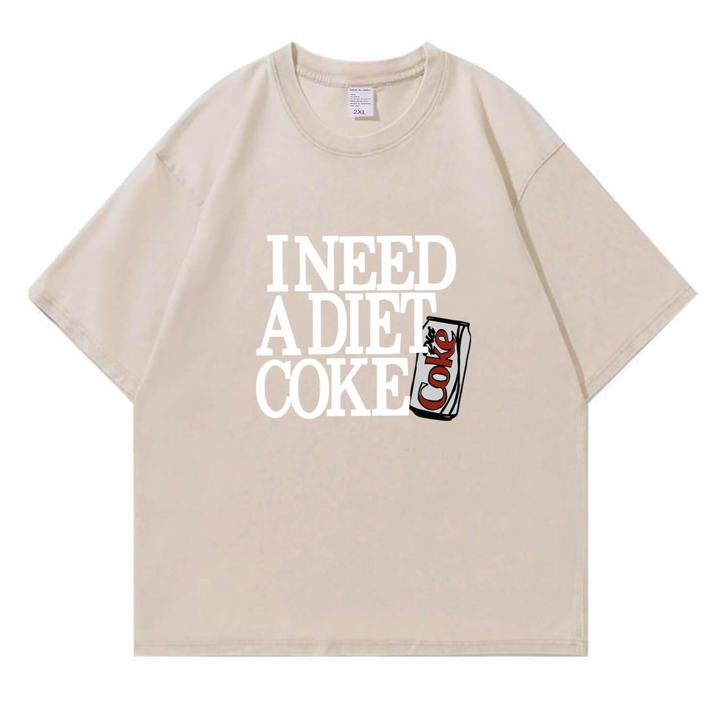 I Need A Diet Coke Washed T-Shirt PT091
