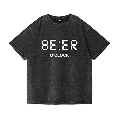 Beer O'Clock Washed T-Shirt PT102